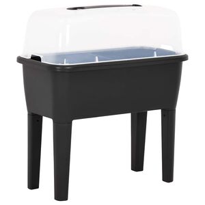 vidaXL Podniesiona rabata, 77 x 38,7 x 82 cm, PP