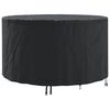 vidaXL Pokrowiec na meble 157 x 157 x 71 cm Tkanina Oxford 210D Czarny