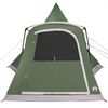 vidaXL Namiot Teepee z dachem Zielony 545 x 450 x 295 cm