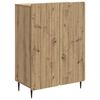 vidaXL Bufet Dąb artisan 66 x 34,5 x 92 cm Drewno inżynieryjne
