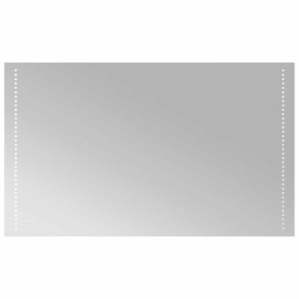 vidaXL Lustro łazienkowe z LED, 100x60 cm