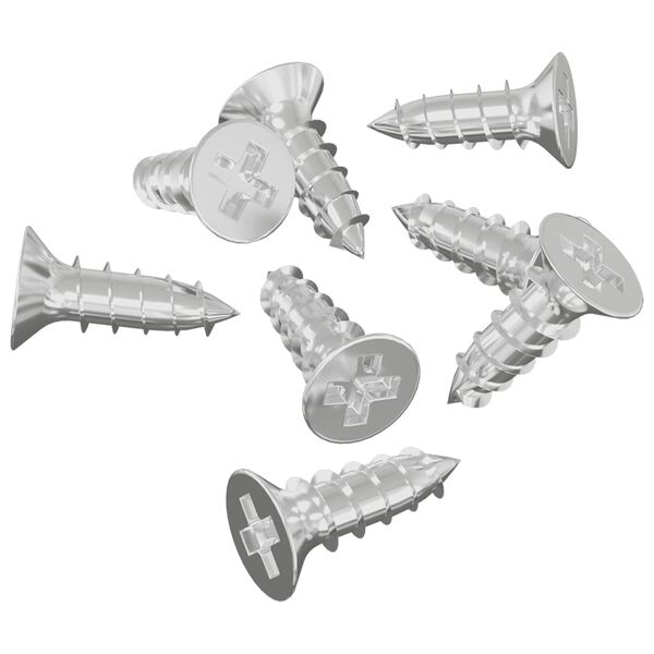 vidaXL Uchwyt do lustra 2 pcs Nikiel 35 x 30 x 8,3 mm Stal