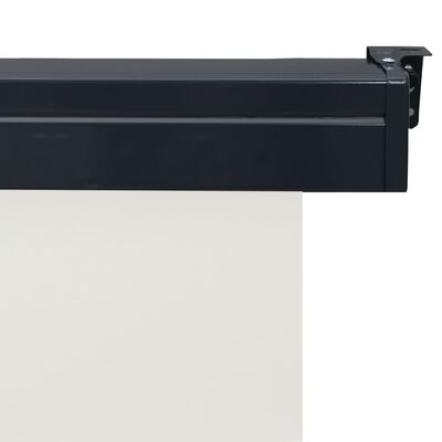 vidaXL Markiza boczna na balkon, 65x250 cm, kremowa