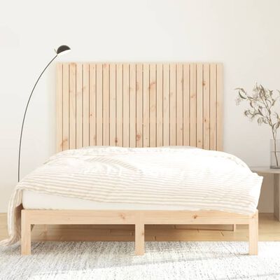 vidaXL Wezgłowie łóżka, 159,5x3x110 cm, lite drewno sosnowe