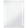vidaXL Ścienne lustro łazienkowe z LED, 60 x 80 cm