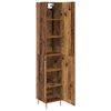 vidaXL Highboard 2 pcs Stare drewno Materiał drewnopochodny