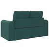 vidaXL Sofa Bed 60cm Ciemna zieleń tkanina