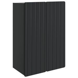 vidaXL Szafka ścienna Czarny 66 x 34,5 x 92 cm Drewno inżynieryjne