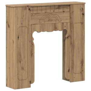 vidaXL Obudowa kominka Dąb artisan 93 x 20 x 89 cm Drewno inżynieryjne