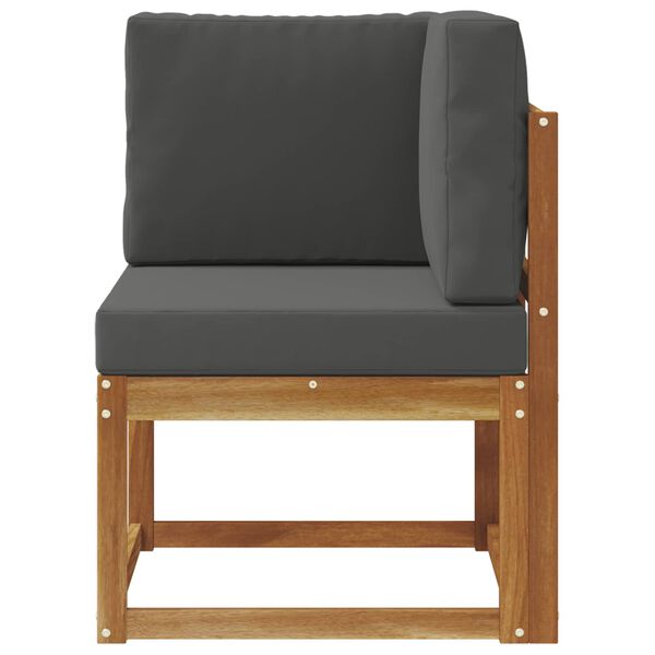 vidaXL Sofa narożna na zewnątrz Lite Drewno Akacji