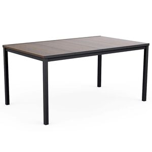 St&oacute;ł Keter Signature Porto 160 cm - drewno jesionowe i czarna stal