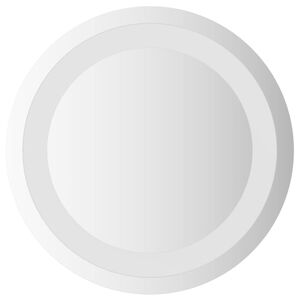 vidaXL Lustro łazienkowe LED przezroczysty &Oslash; 30 cm szkło hartowane
