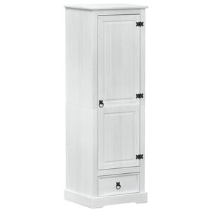 vidaXL Szafy Biały 55 x 50 x 170 cm Lite drewno sosnowe