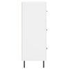 vidaXL Szafka, biała, 69,5x34x90 cm, materiał drewnopochodny
