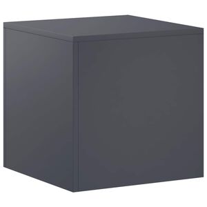 vidaXL Stojak na rośliny antracytowy 40 x 40 x 40 cm Stal nierdzewna