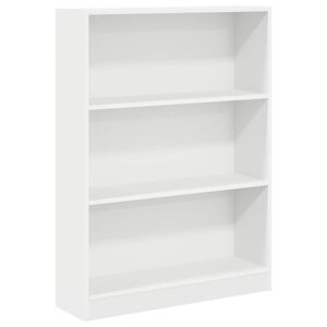 vidaXL Regał, biały, 80x24x109 cm, materiał drewnopochodny