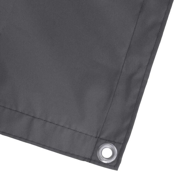 vidaXL Parawan balkonowy, antracyt, 75x1000 cm, 100% poliester Oxford