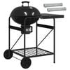 vidaXL Grill węglowy z rurkami do wędzenia 91 x 71 x 107 cm Stal