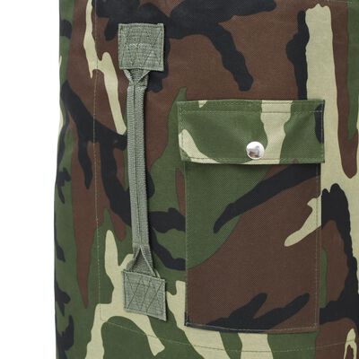 vidaXL Torba wojskowa, worek w stylu militarnym, 85 L, moro