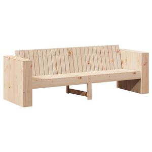 vidaXL Sofa Ogrodowa Naturalny 185,5 x 60 x 62 cm Lite drewno sosnowe