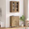 vidaXL Highboard Dąb rzemieślniczy 69,5 x 34 x 180 cm