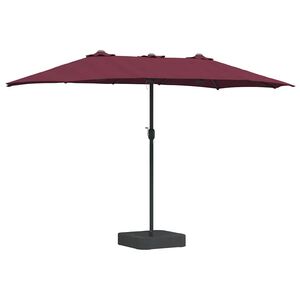vidaXL Parasolka ogrodowa 385 x 209 x 244 cm Poliester i Stal