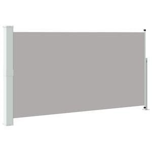 vidaXL Markiza boczna na taras, wysuwana 160 x 300 cm, szara