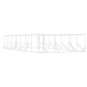 vidaXL Kojec zewnętrzny dla psa, 6x14x2 m, stal galwanizowana