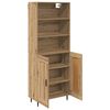 vidaXL Highboard Dąb rzemieślniczy 69,5 x 34 x 180 cm