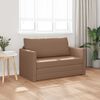 vidaXL Sofa Bed 110cm Cappuccino Sztuczna sk&oacute;ra