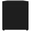 vidaXL Szafka pod TV, czarna, 120x34x37 cm, materiał drewnopochodny