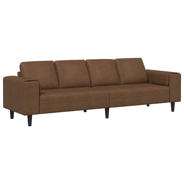 vidaXL Sofa do salonu Brązowy 250 x 77 x 76 cm