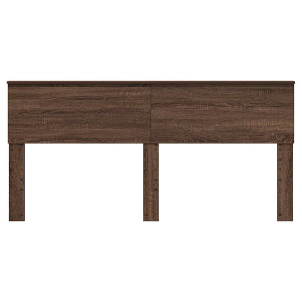 vidaXL Zagł&oacute;wek Brązowy dąb 200 cm Materiał drewnopochodny