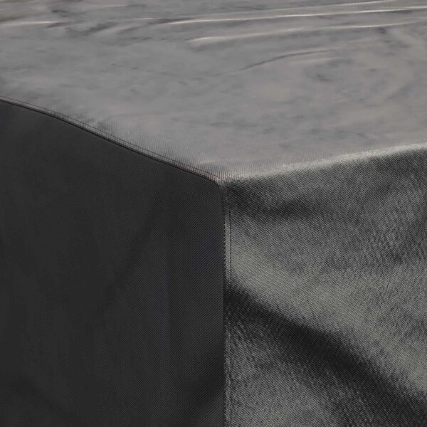 vidaXL Pokrowiec na meble Gładki Czarny 300 x 250 x 100 cm 600D