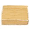 vidaXL Poduszka na sofę z palet, ż&oacute;łta, 73x40x7 cm