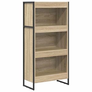 vidaXL Szafka na książki 60 x 30 x 121 cm Drewno inżynieryjne Sonoma