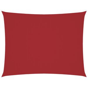 vidaXL Prostokątny żagiel ogrodowy, tkanina Oxford 2,5x3,5 m, czerwony