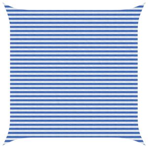 vidaXL Żagiel przeciwsłoneczny Niebieski i biały 4,5 x 4,5 m HDPE