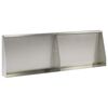vidaXL Mur oporowy 2 szt. 60 x 12 x 50 cm Stal nierdzewna srebrny