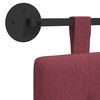 vidaXL Wisząca Głowa Czerwone wino 130 x 55 x 5 cm tkanina