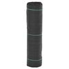 vidaXL Agrowł&oacute;knina antychwastowa, czarna, 0,5x150 m, PP