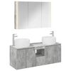 vidaXL Zestaw Szafek Łazienkowych 4 pcs Betonowy szary