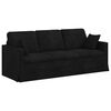 vidaXL Sofa 2 pcs Czarny