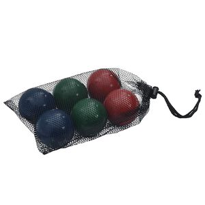 vidaXL 8-częściowy zestaw do gry w bocce, z torbą, lite drewno sosnowe