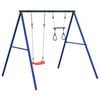 vidaXL Ogrodowy plac zabaw z huśtawką i trapezem
