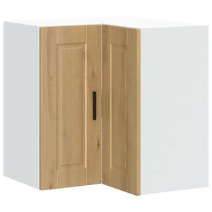 vidaXL Szafka ścienna narożna kuchenna, Porto, dąb artisan