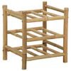 vidaXL Regał na wino Naturalny 32,5 x 29,5 x 36 cm Bambus