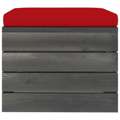 vidaXL 6-cz. zestaw wypoczynkowy z palet, z poduszkami, drewno sosnowe