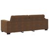 vidaXL Sofa 3 pcs Brązowy 221 x 80 x 80 cm Tkanina lniana