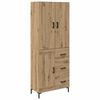 vidaXL Highboard z szufladą Dąb rzemieślniczy 69,5 x 34 x 180 cm